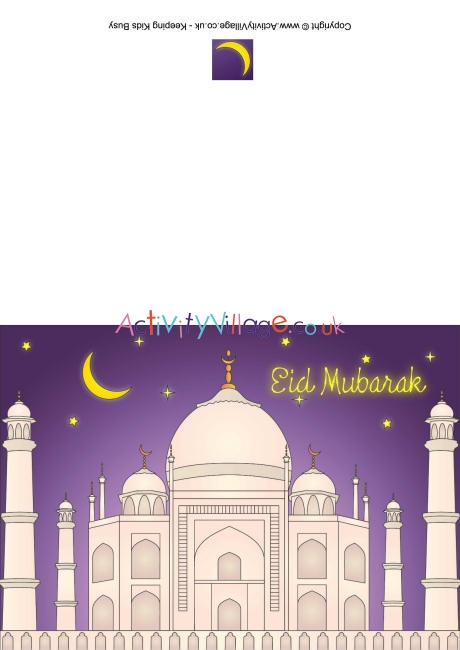 Eid Mubarak Drawing, Art, Sketch Color Graphic by firdausm601 · Creative  Fabrica