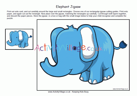 Elephant jigsaw
