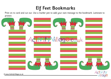 Elf Feet Bookmarks
