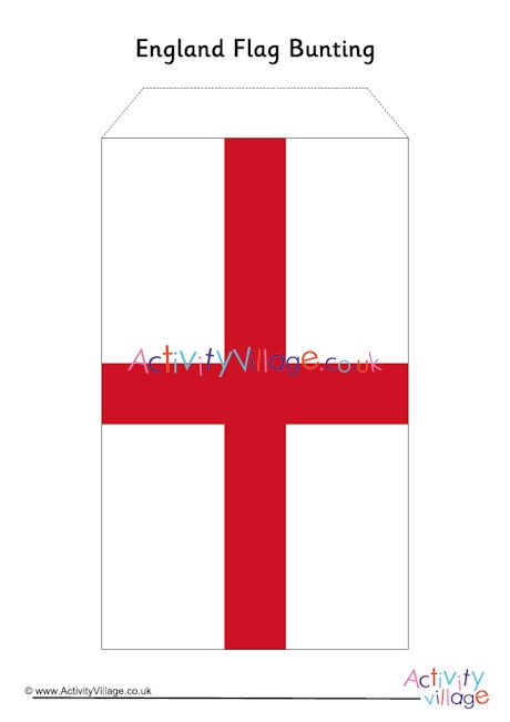 England flag bunting - large