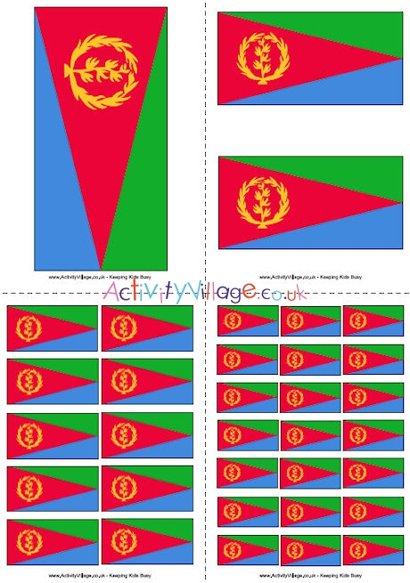 Eritrea Flag Printable