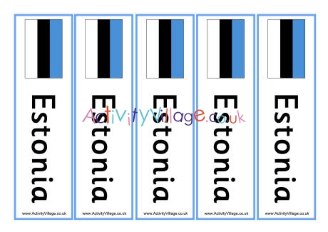 Estonia bookmarks