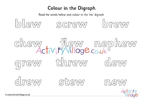 Ew Digraph Colour In