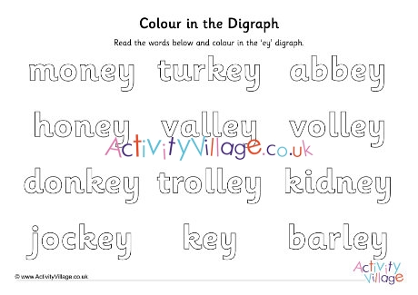 Ey Digraph Colour In