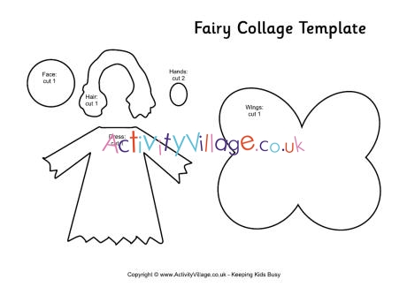Fairy collage template