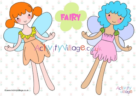 Fairy paper dolls
