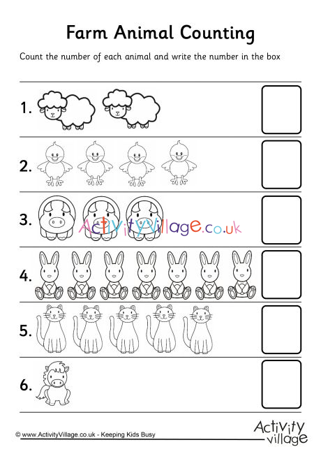 Farm Animal Counting 2