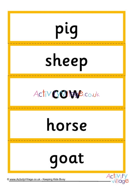 farm-animal-word-cards