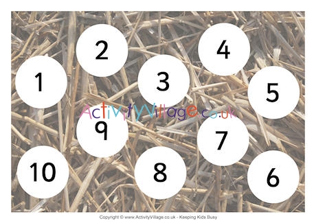 Farmyard Game Board Printable