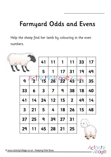 Farmyard Stepping Stones Odds And Evens