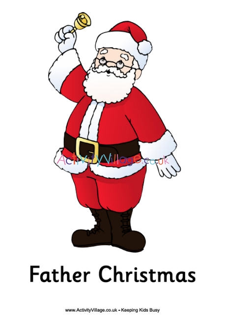 Father Christmas poster 2
