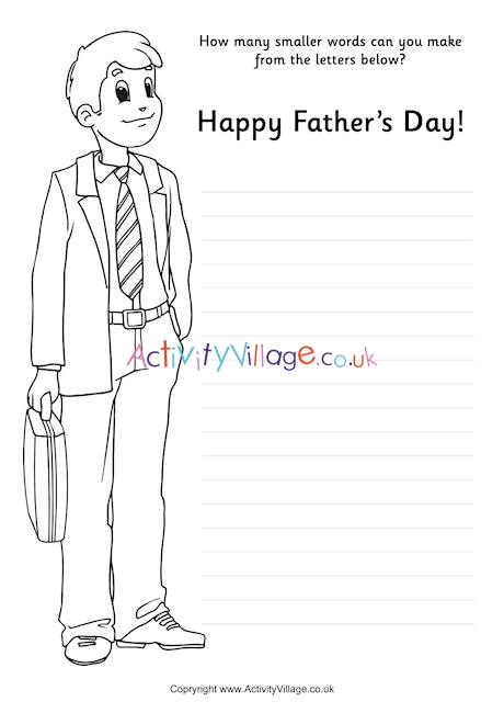 Father's Day - How many words