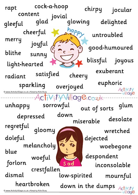 Feelings synonyms posters