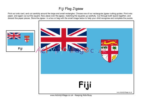 Fiji flag jigsaw