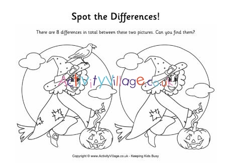 Find the differences - witches