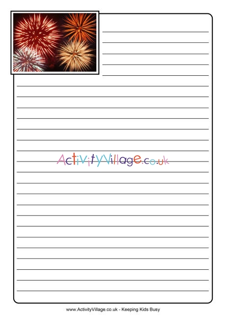 Fireworks notebooking pages