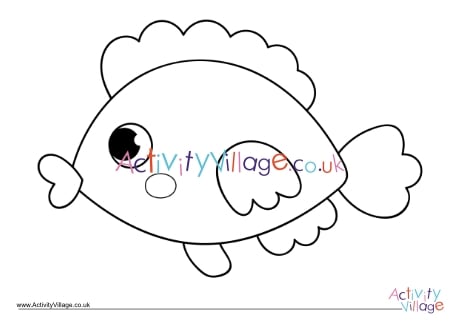 Fish Colouring Page 4