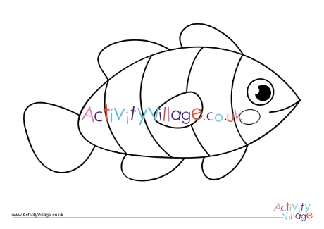Fish Colouring Page 5