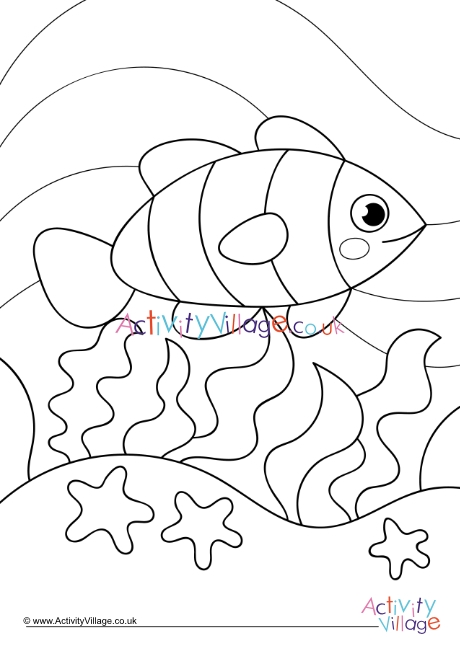 Fish Colouring Page 8