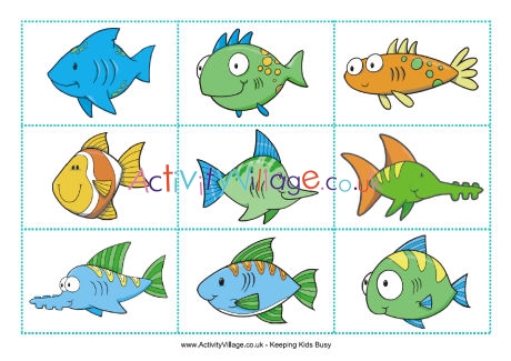 Fish matching game