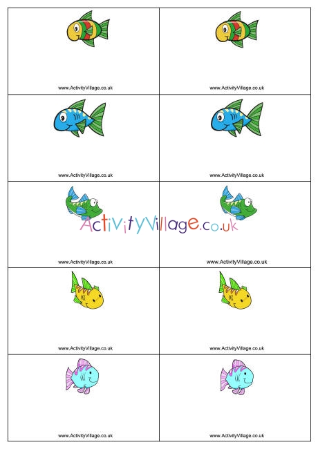 Fish name badges