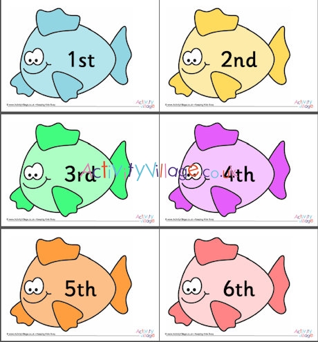 Fish ordinal numbers