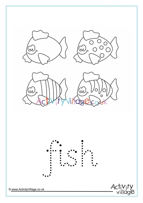 Fish Word Tracing