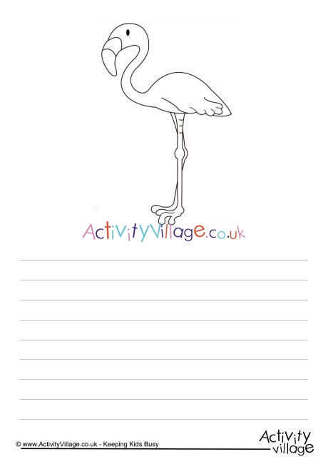Flamingo Story Paper