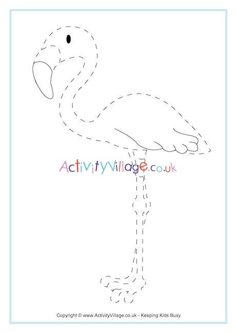 Flamingo Tracing Page