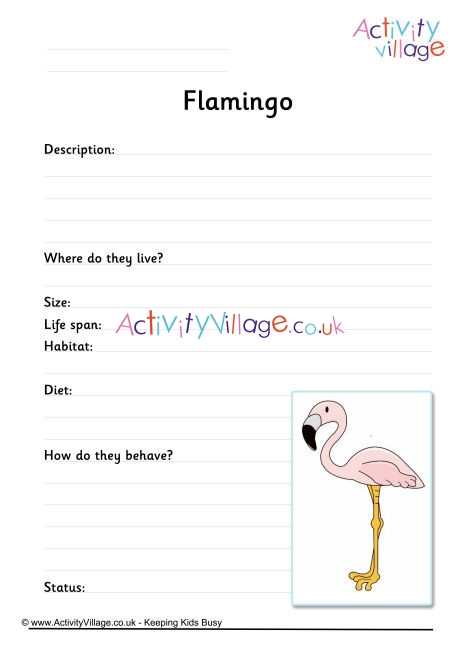 flamingo-worksheet
