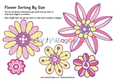 Flower sorting by size