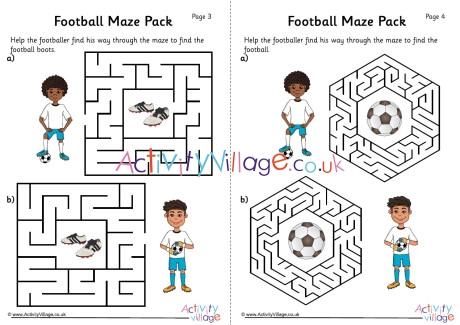 Football Maze Pack