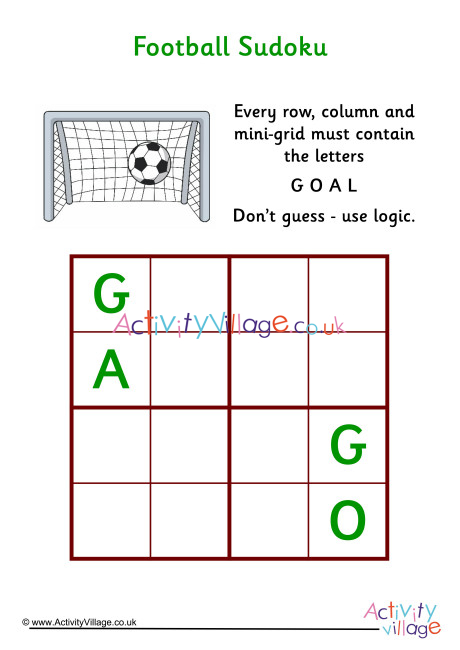 Football sudoku easy