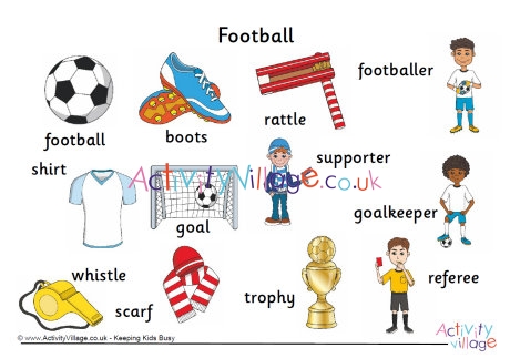 Football word mat