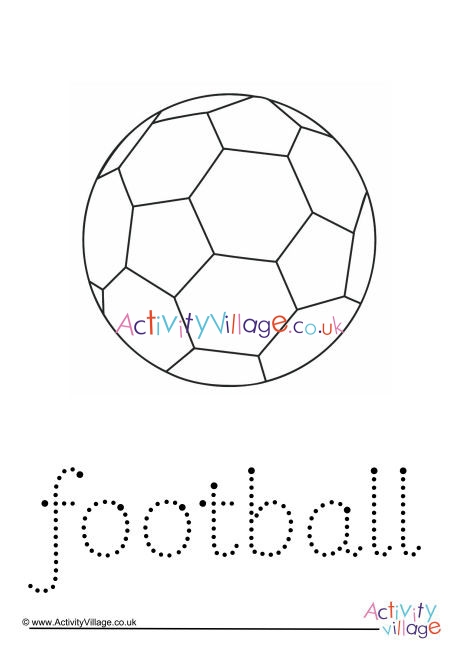 Football Word Tracing 2