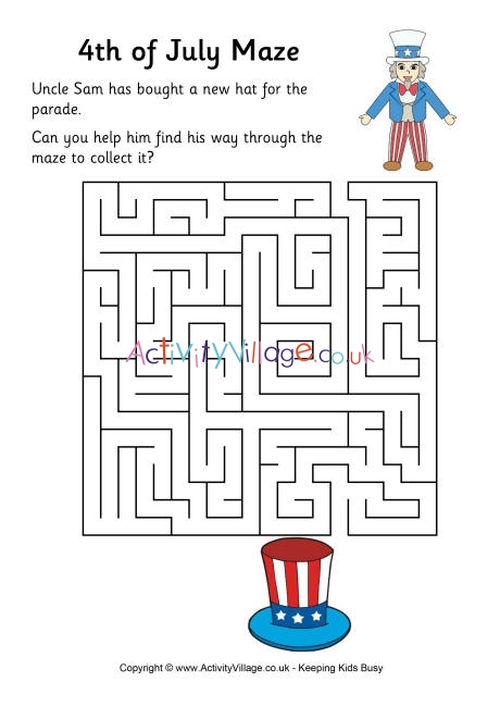 Fourth of July maze
