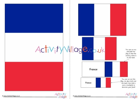 France Flag Printable