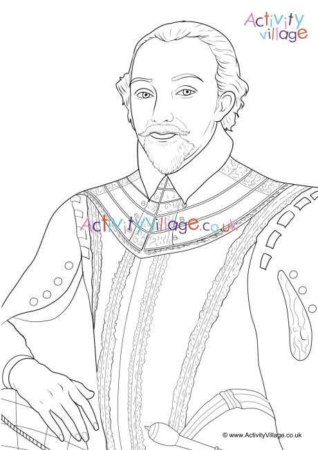 Francis Drake Colouring Page 2