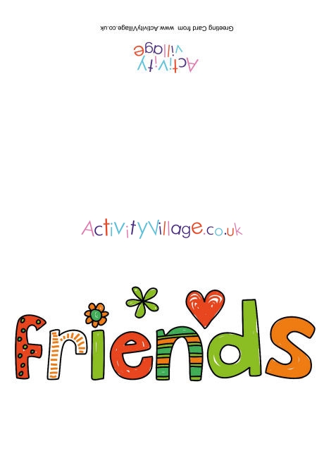 Friends Card