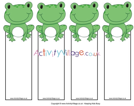 Frog bookmarks