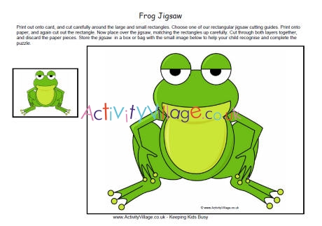 Frog jigsaw
