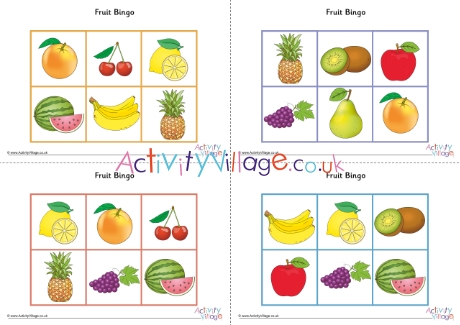 Fruit bingo