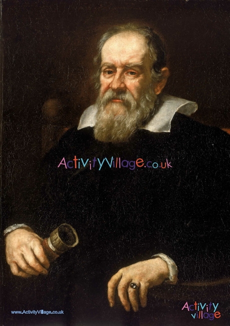 Galileo portrait poster