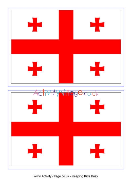 Georgia flag printable