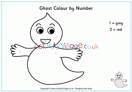 Ghost colour by number