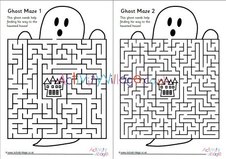 Ghost Mazes Pack of 3