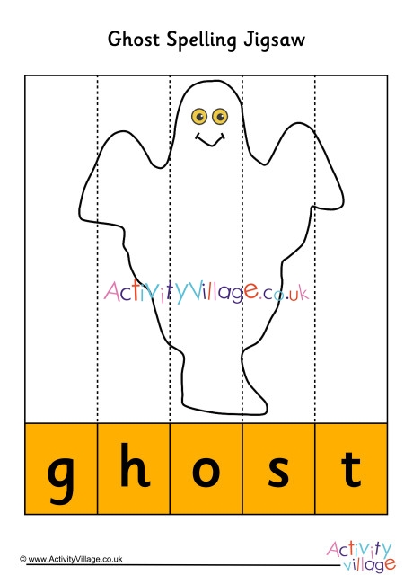 Ghost Spelling Jigsaw