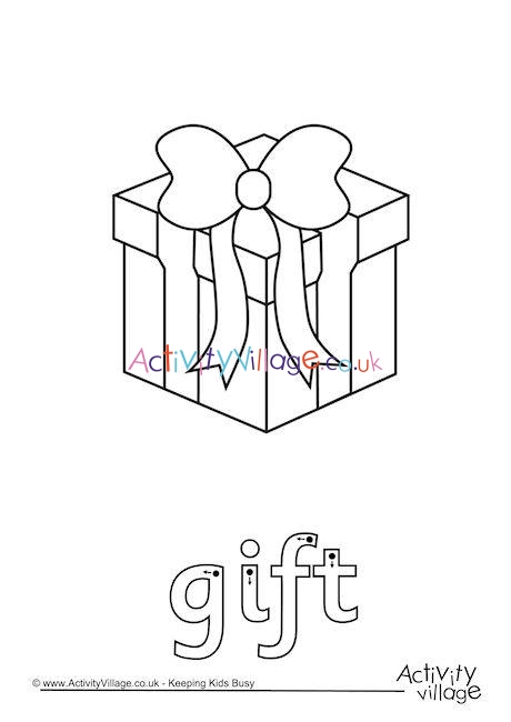 Gift Finger Tracing