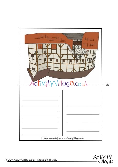 Globe Theatre Postcard