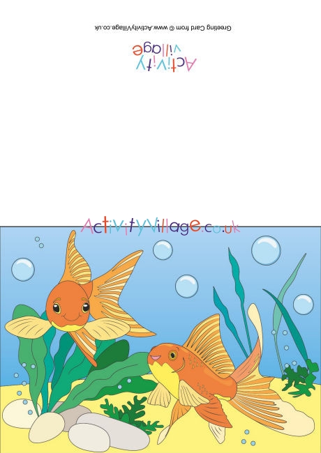 Goldfish Scene Card